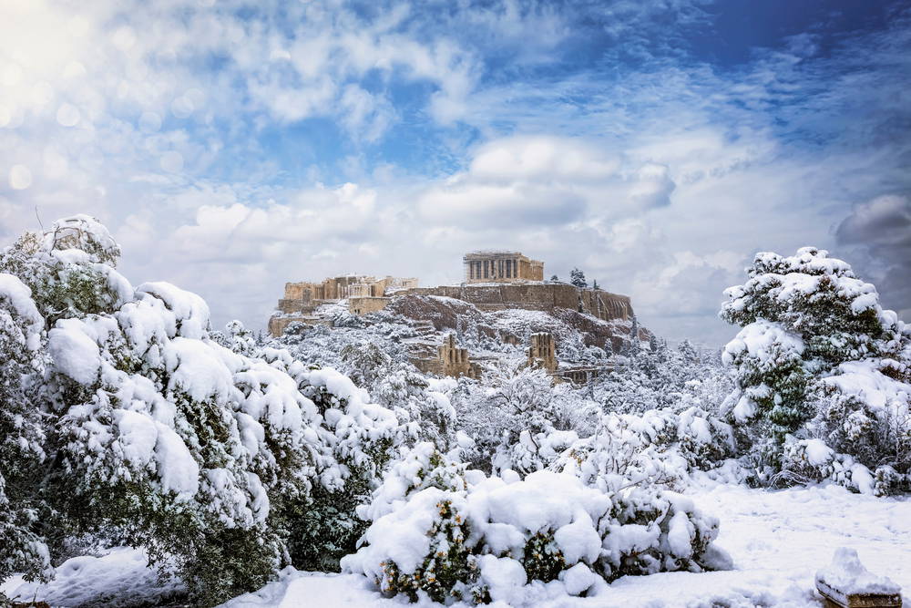 Acropole en hiver
