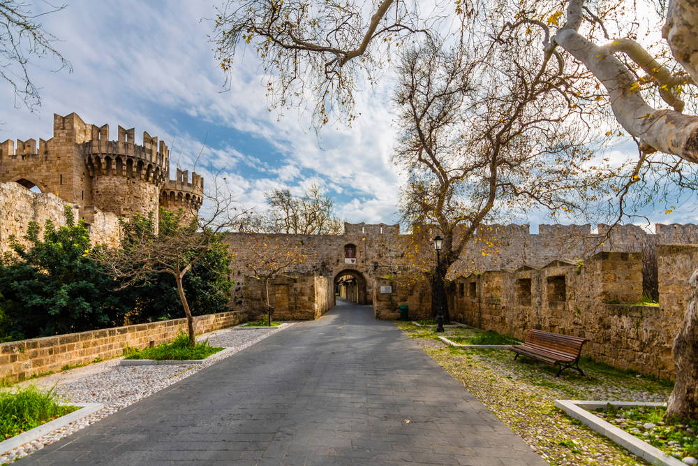 Rhodes en hiver