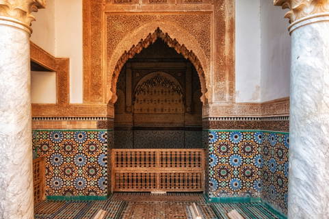 Tombeaux Saadiens à Marrakech