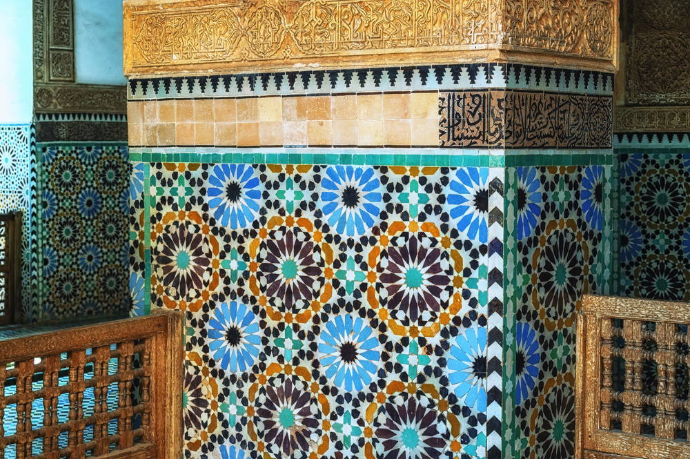 Tombeaux Saadiens de Marrakech  de quoi s'agit-il 