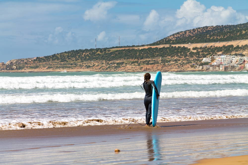 surf à Agadir